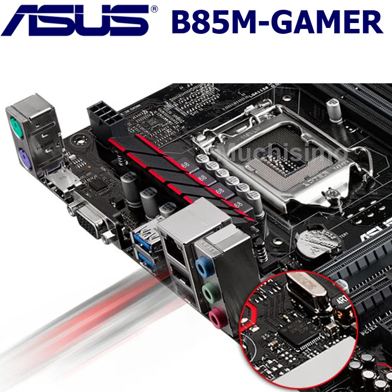 LGA 1150 DDR3 оригинальная материнская плата для ноутбука Asus B85M GAMER i7 i5 i3 32 Гб SATA3 USB2.0 USB3.0
