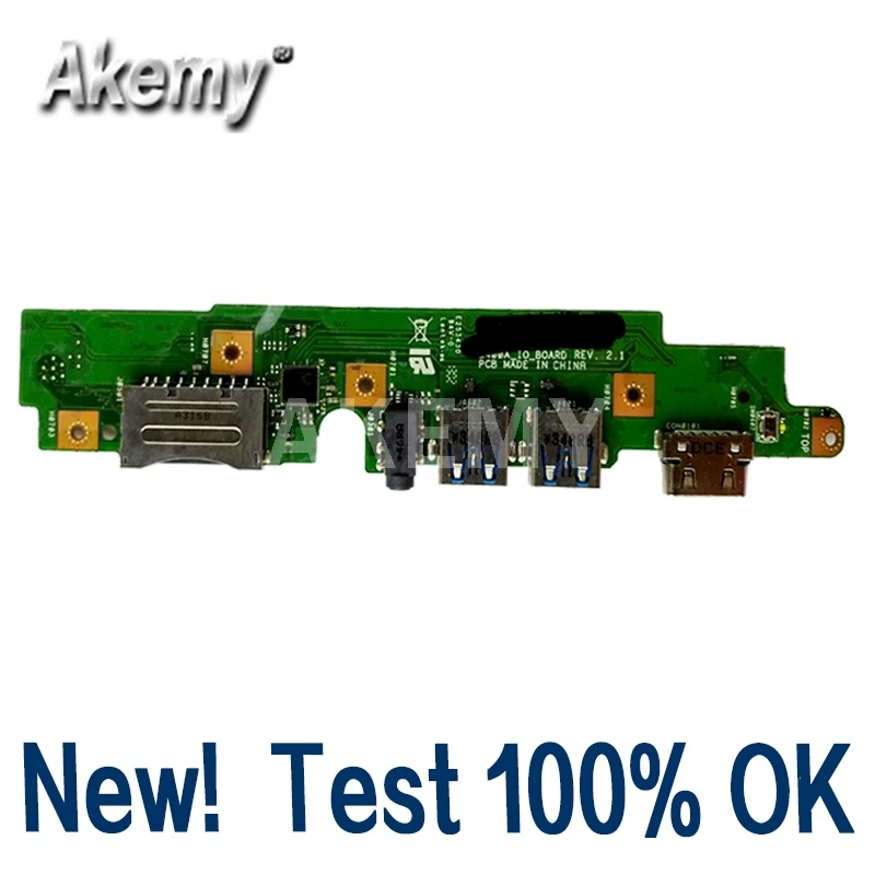 

BU401LA IO_Board REV 2,1 Для ASUS BU401 BU401L BU401LA материнская плата для ноутбука аудио Плата USB SD VGA плата Тест 100% ОК