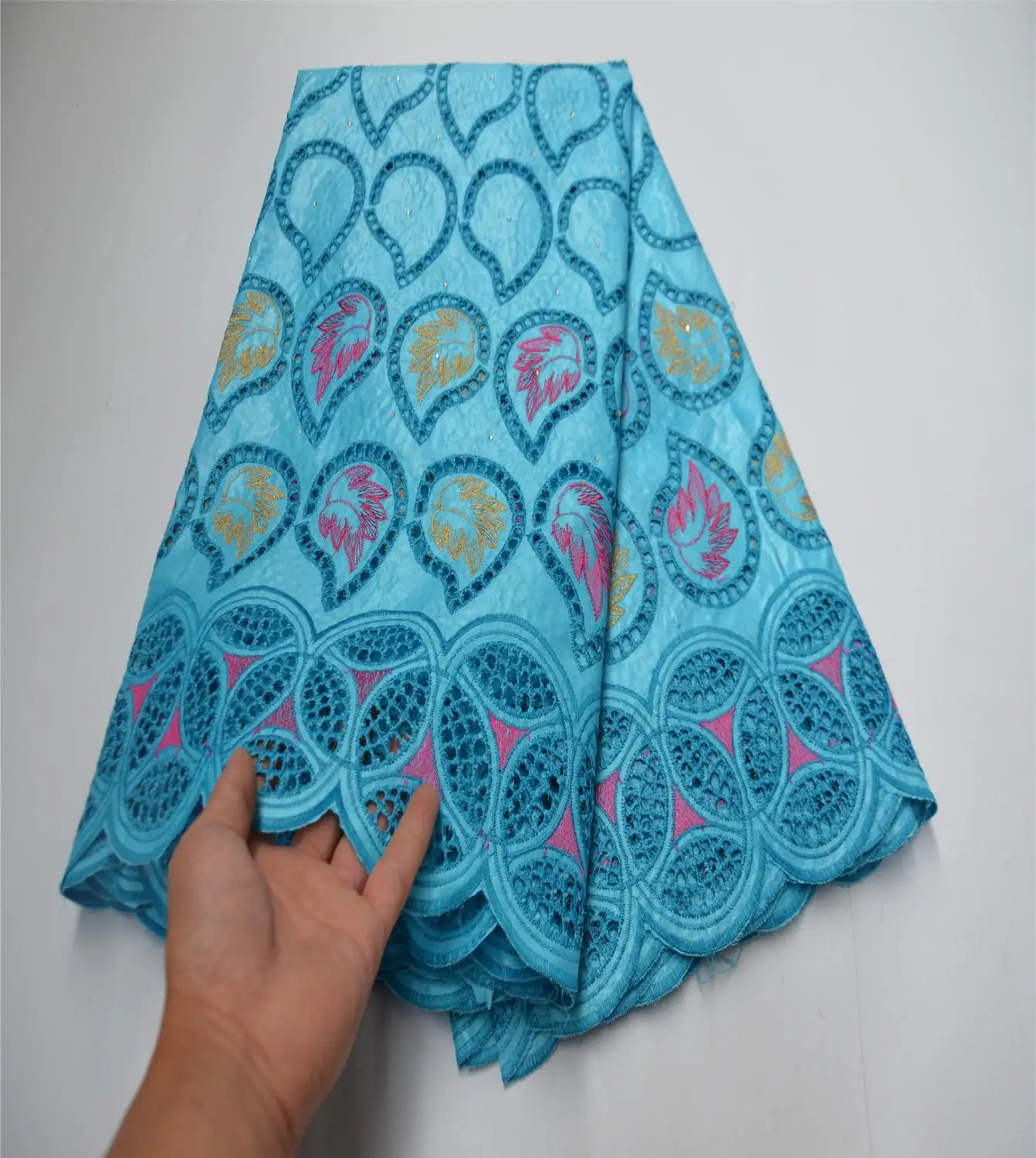 

african bazin riche lace fabric 2020 high quality french embroidery lace brode material nigerian lace fabrics