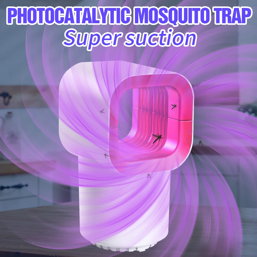 

USB Electric Mosquito Trap Mosquito Killer Lamp LED UV LED Bug Zapper Photocatalyst Mute Light Insect Pest Trap Radiationless