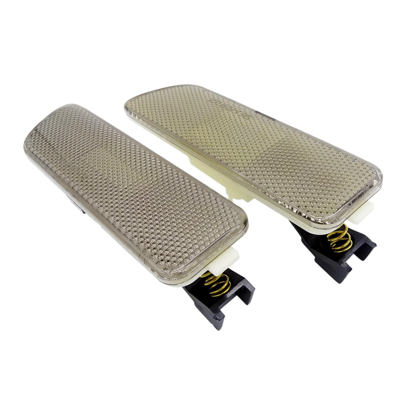 light Gray 2 шт Передние боковые габаритные огни указатели поворота для Volkswagen VW Golf 4 Jetta MK4 1999-2005 линза мигалки - Испускаемый цвет: light Gray