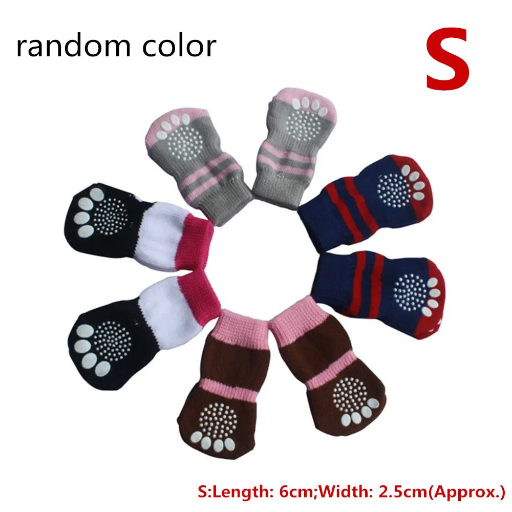 4 шт. милые теплые мягкие дышащие Нескользящие Хлопковые вязаные носки унисекс