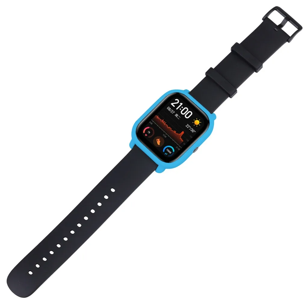 Чехол для Xiaomi Huami Amazfit GTS Smart Watch TPU силиконовый защитный чехол сменная пленка Защитная крышка 19Sep