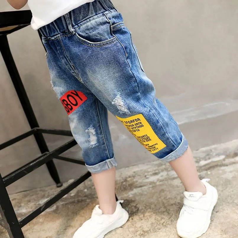 Шорты для мальчиков Детские джинсы штаны на каждый день Сезон лето 2021