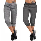 Леггинсы женские летние повседневные однотонные размера плюс спортивные брюки для занятий на улице для фитнеса облегающие брюки пикантные леггинсы Штаны