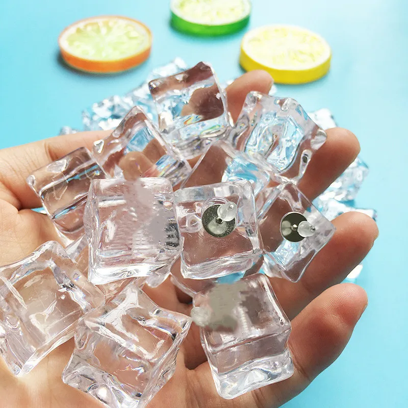 Ледяная кубическая серьга ручной работы Фанни серьги гвоздики для женщин мужчин