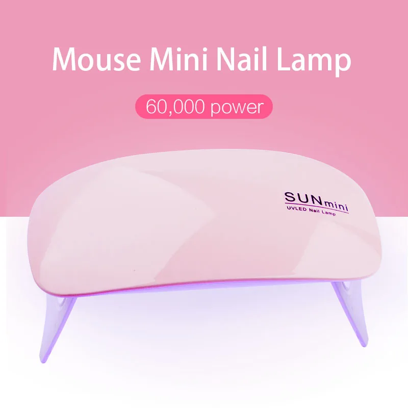  маникюрный клей домашний 6W мини гель лакLED фототерапевтический аппарат USB
