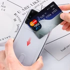 Силиконовый чехол для Samsung S20 Note 20 Ultra S9 S10 Note10 9 Plus S10E A50 A70 A71 A51 A12 A32 A52 A73, прозрачный, с отделением для карт