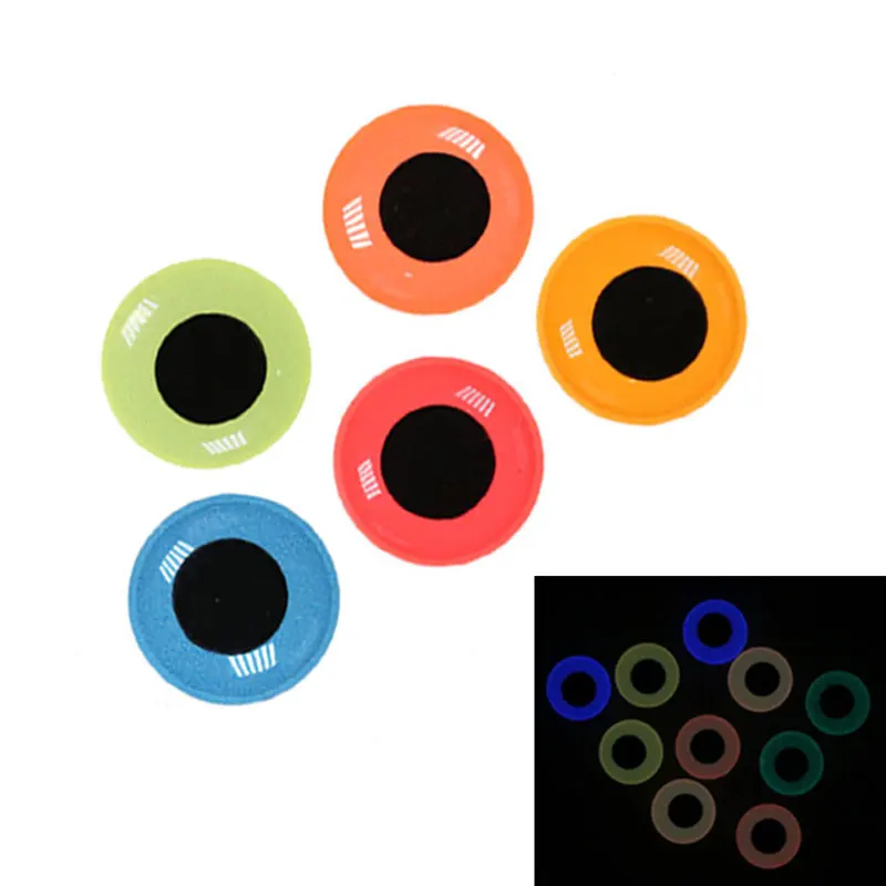 500 шт Оптовая торговля 3D эпоксидные глаза рыбы с клеем задняя световая приманка