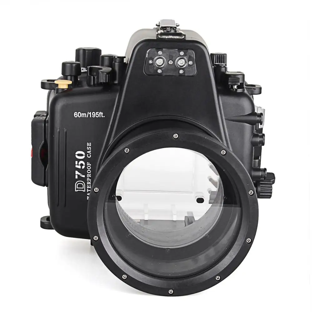 Meikon 60 м/195 футов оборудование для дайвинга подводный корпус чехол камеры Nikon D750