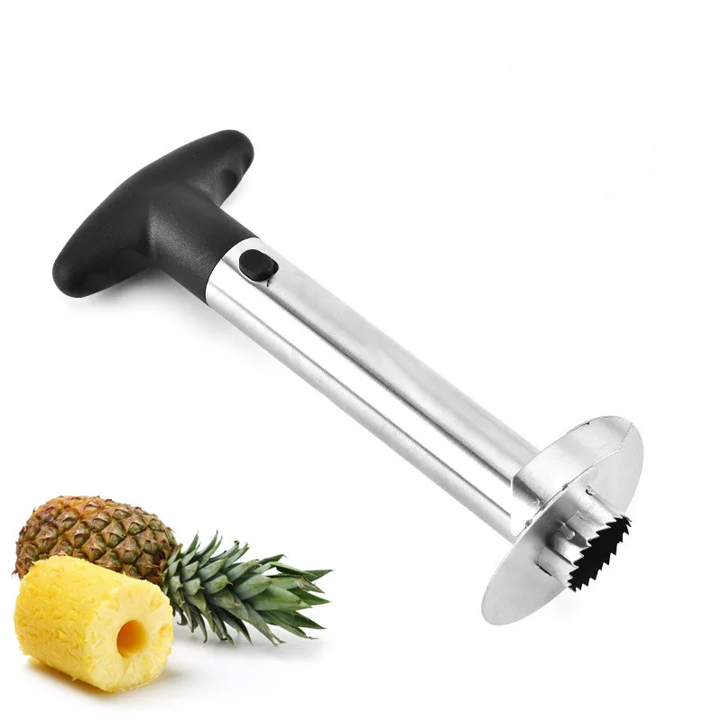

430 Stainless Steel Pineapple Cut Fruit Peeler Core Puller Kitchen Gadget Party Supplies Home Fruit Cutter Kitchen Tool