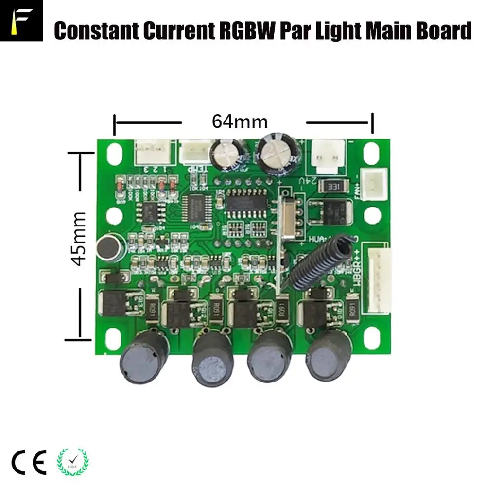 Светодиодный сценический прожектор с постоянным током 54x3 Вт RGBW/RGB 8