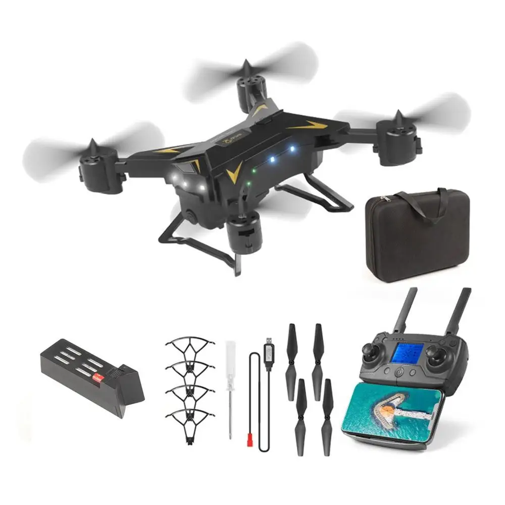Black-1 Battery KY601g 5G Wi-Fi Дрон Дистанционное Управление FPV 4-осевая машина gps воздушная игрушка Складная самолета Geature фото-и видеосъемки RC самолет - Цвет: Black-1 Battery