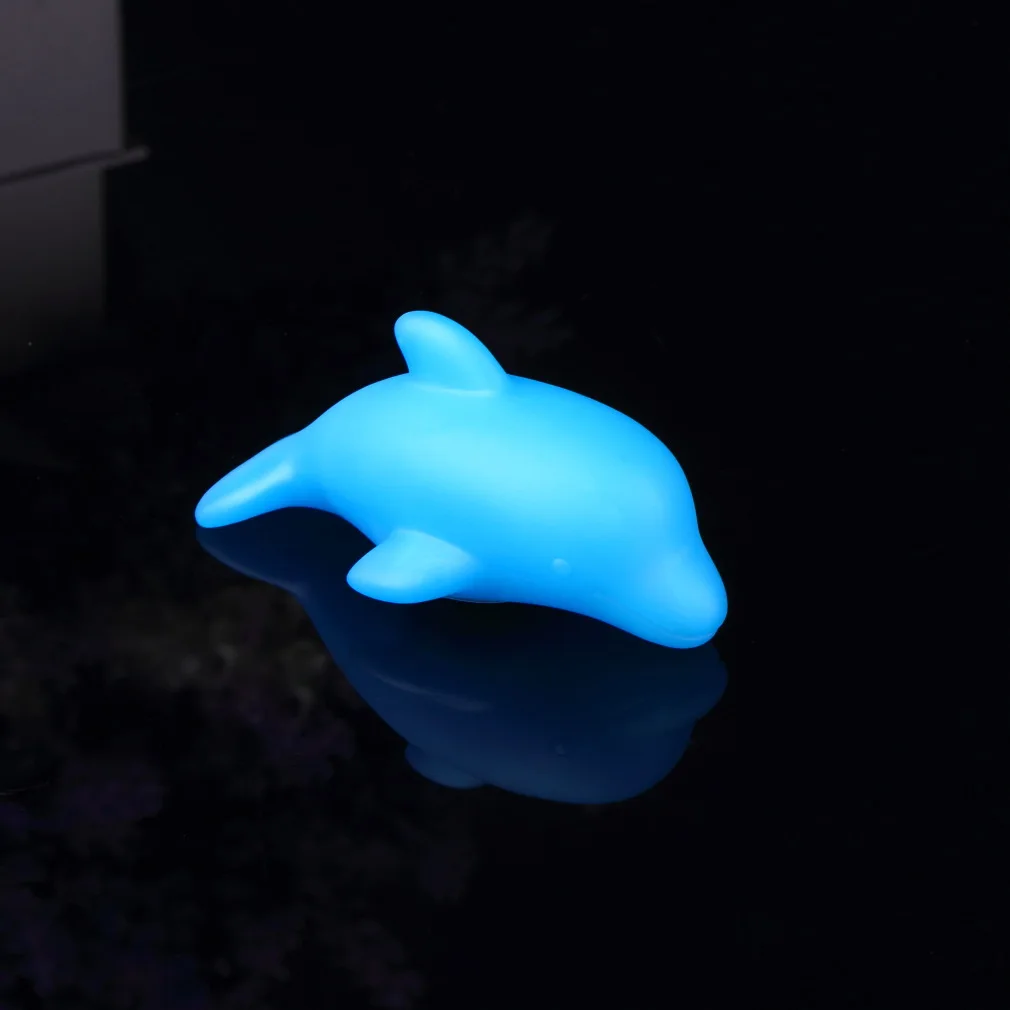 Популярная детская Ванна светодиодная лампа с дельфином милая игрушка красочная
