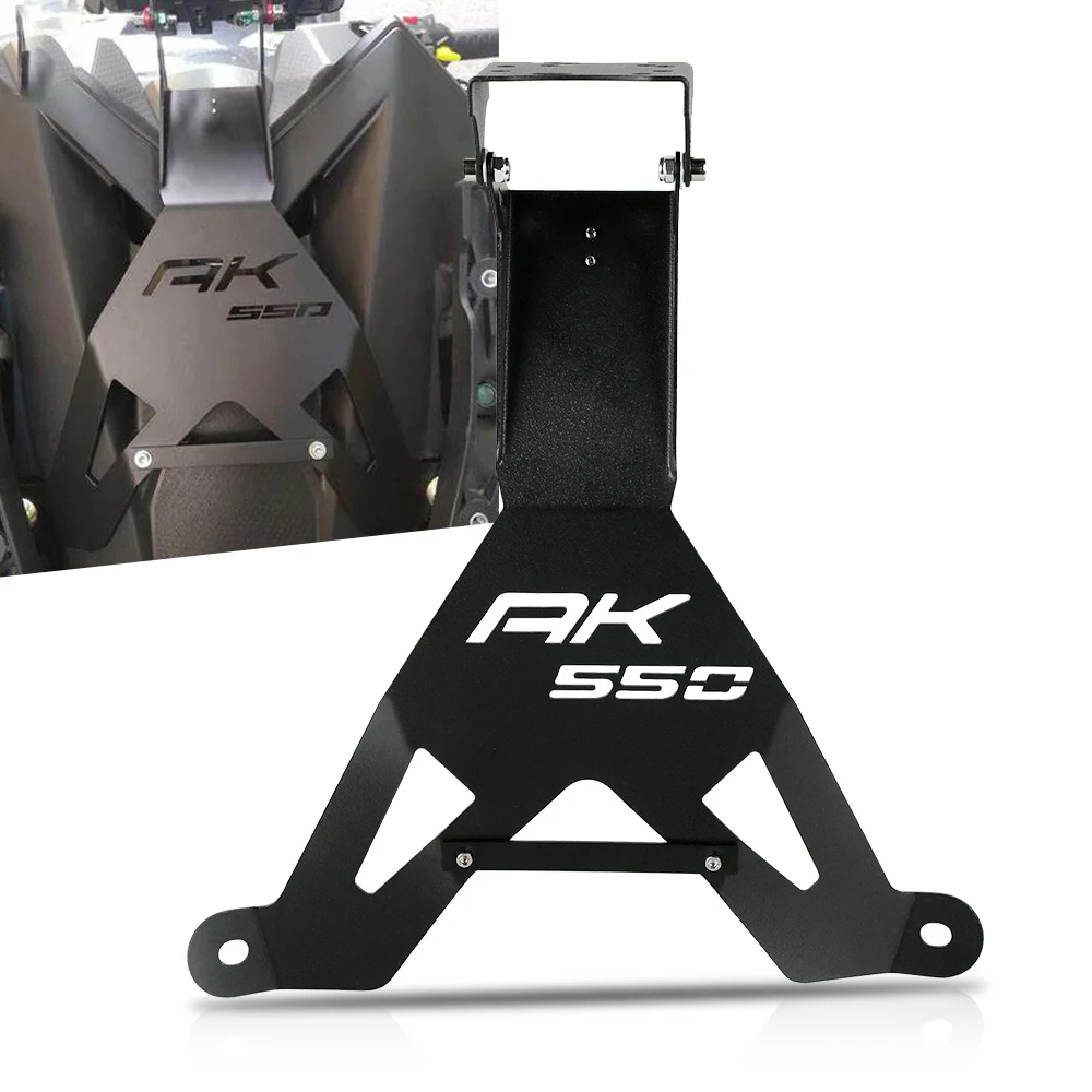 

For KYMCO AK 550 AK550 Motorcycle Navigation Stand Holder Front Smart Phone Mobile GPS Plate Bracket Support Holder CNC ALUMINUM