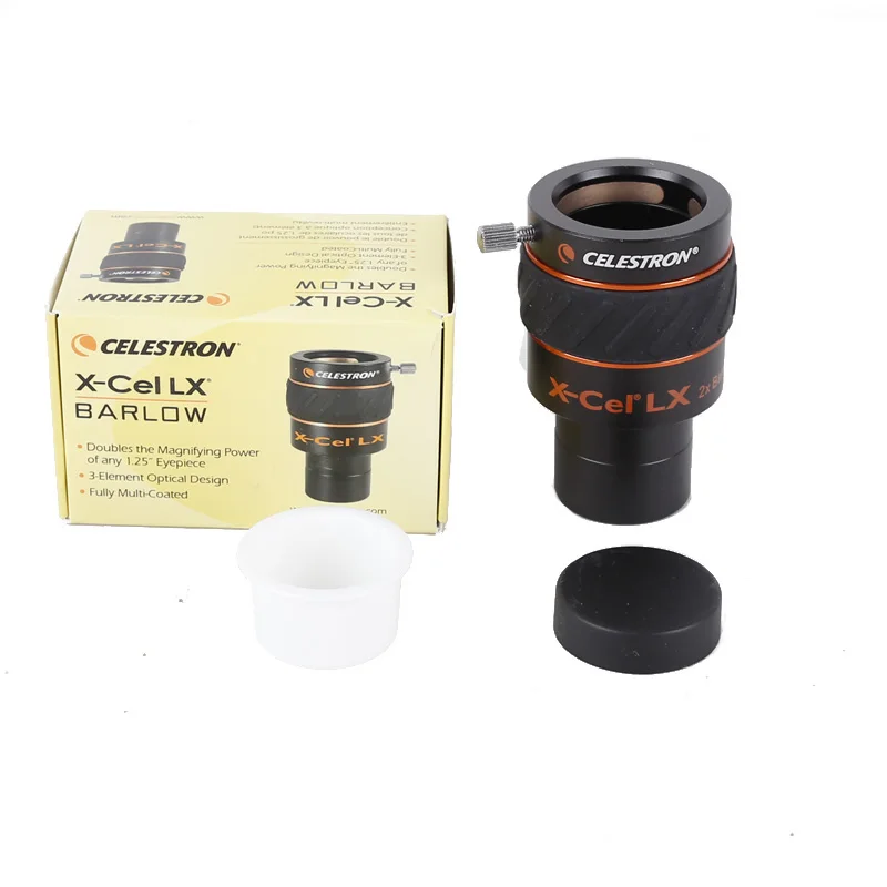 

Окуляр для телескопа X-CEL 2X-LX Barlow X-CEL Lx 3X Barlow Standard 1,25 дюйма