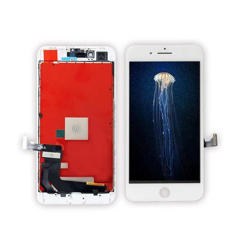 Белый и черный ЖК-дисплей для iPhone 7 7plus 8 Plus Замена сенсорного дигитайзера сборка