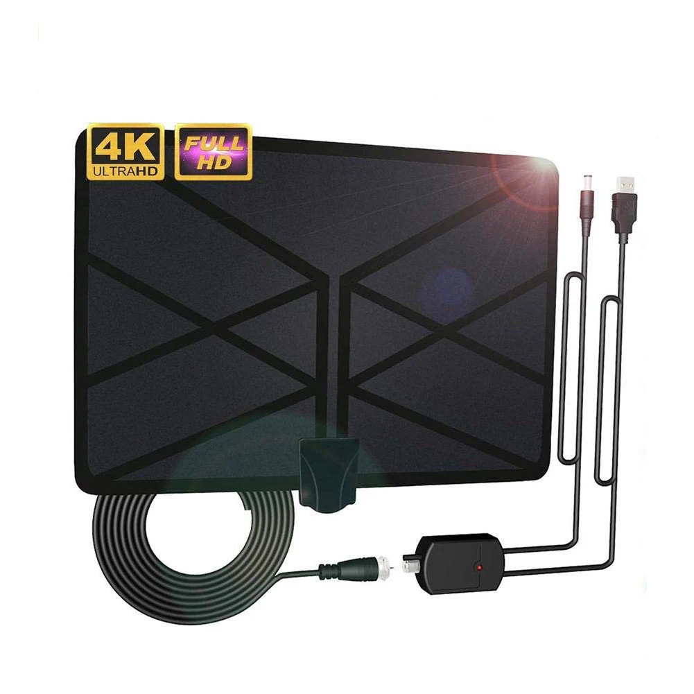 960 миль диапазон 4K цифровая HDTV Антенна комнатная антенна с усилителем HD 1080P DVB-T2 Freeview tv для жизни местные каналы вещания