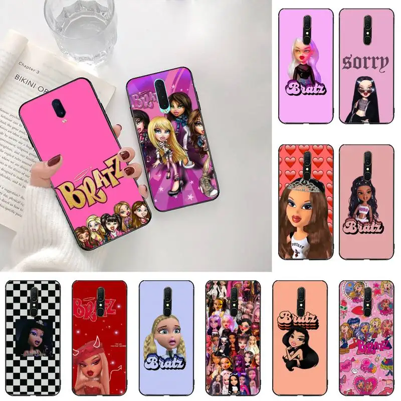 

NBDRUICAI Fashion Brand Doll Bratz Bling Cute Phone Case For Oppo A5 A9 2020 Reno2 z Renoace 3pro Realme5Pro