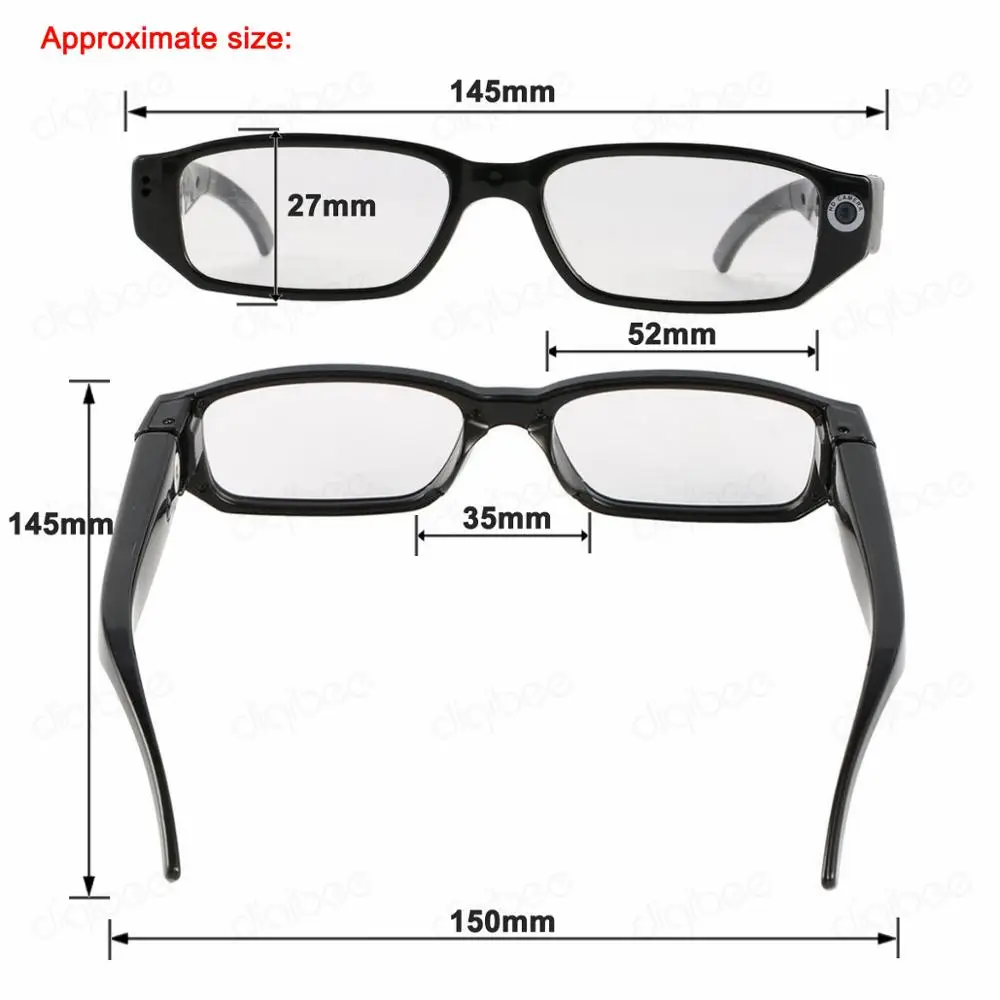 Новинка умная мини-камера HD 1080P очки интеллектуальная камера для вождения