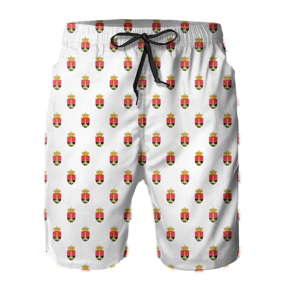 

Summer Men Causal Short Breathable Quick Dry Graphic Belgian Loose Flag Of The Belgian Land Component Male Shorts