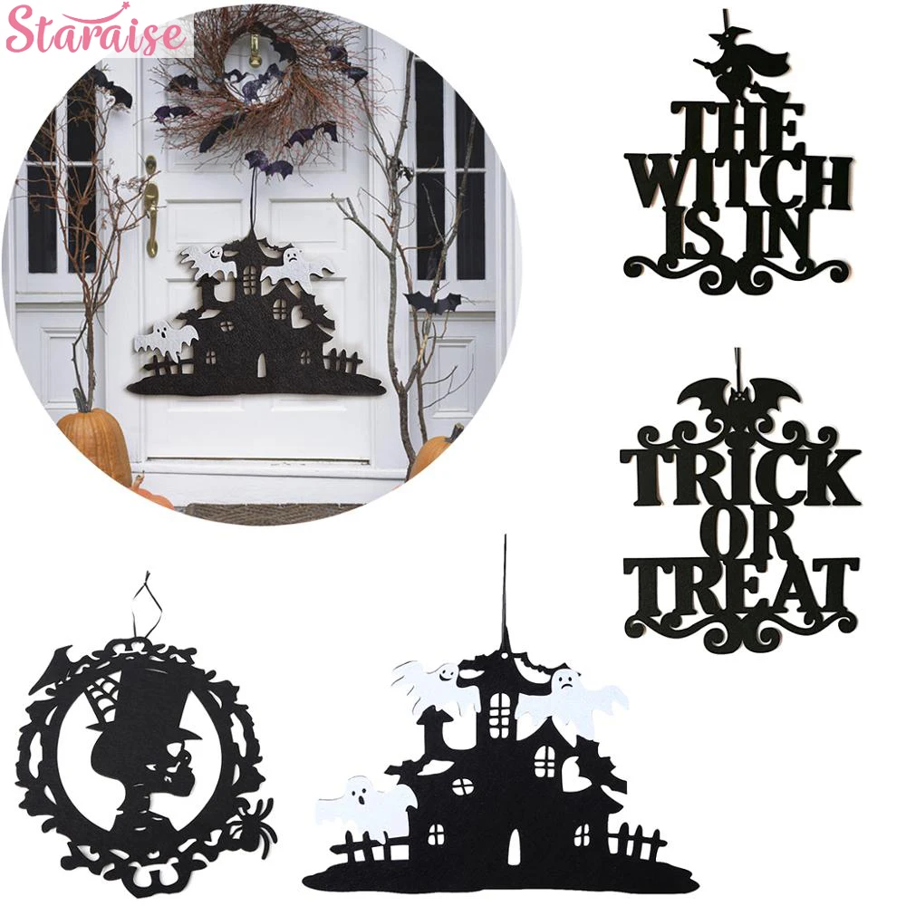 Staraise Non-woven Halloween Ornament Witch Skull Skeleton Decoration 2019 Party Supplies Accessories | Дом и сад