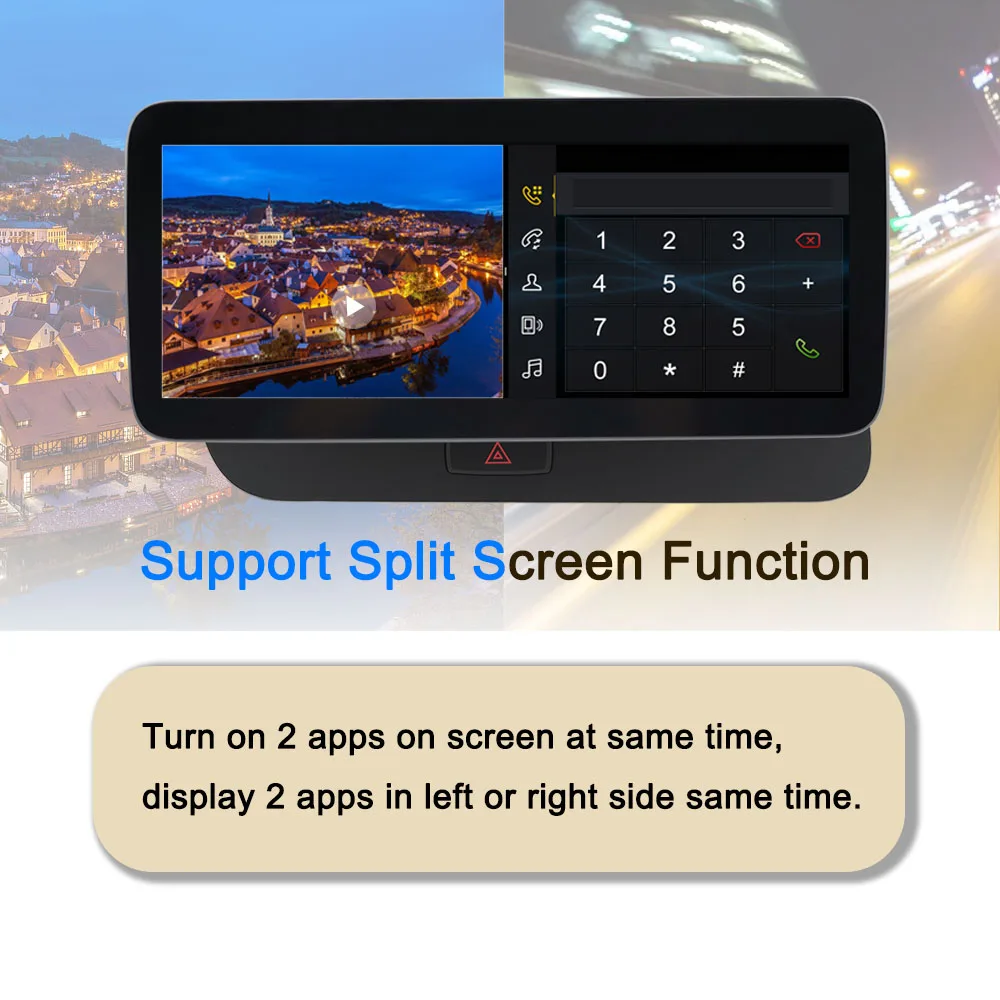 Автомобильный мультимедийный плеер IPS DSP Android 10 с GPS-навигацией для Audi Q5 2009 -2017 4 Гб 64