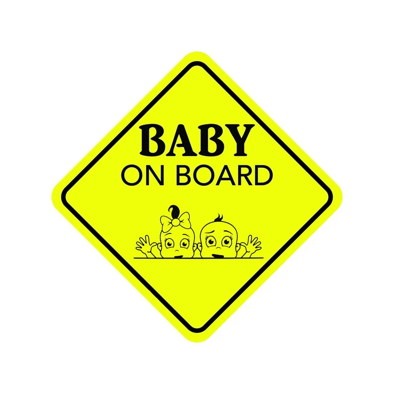 Предупреждающая Автомобильная наклейка Aliauto Детские аксессуары на борту ПВХ
