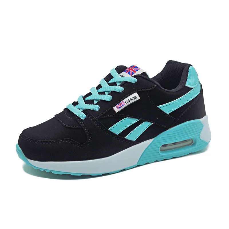 black blue Basket Femme; коллекция года; модная женская Вулканизированная обувь; дышащая прогулочная повседневная обувь на шнуровке; женские теннисные кроссовки; feminino - Цвет: black blue