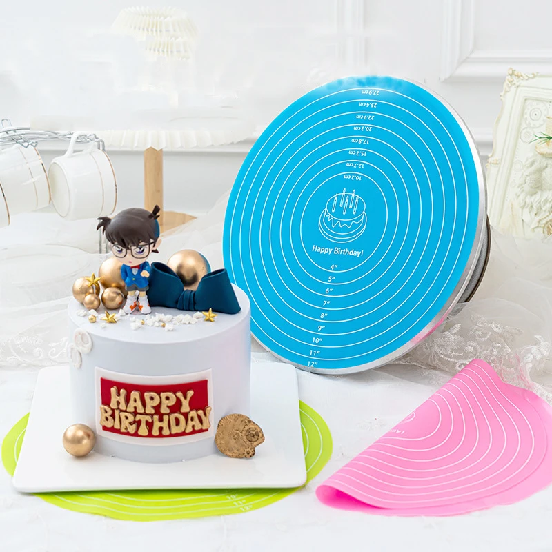 

Лидер продаж 2021 года, многофункциональная настольная круглая силиконовая подставка под торты, коврик для лапши, подставка, инструмент для в...