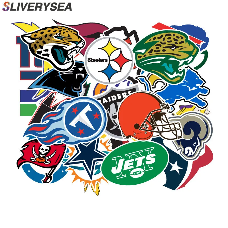 

Football Sticker Vinyl Stickers [32 PCS] for Kids Car Motorcycle Laptop Trunk Skateboard Guitar Sticker Bike Decal Waterproof