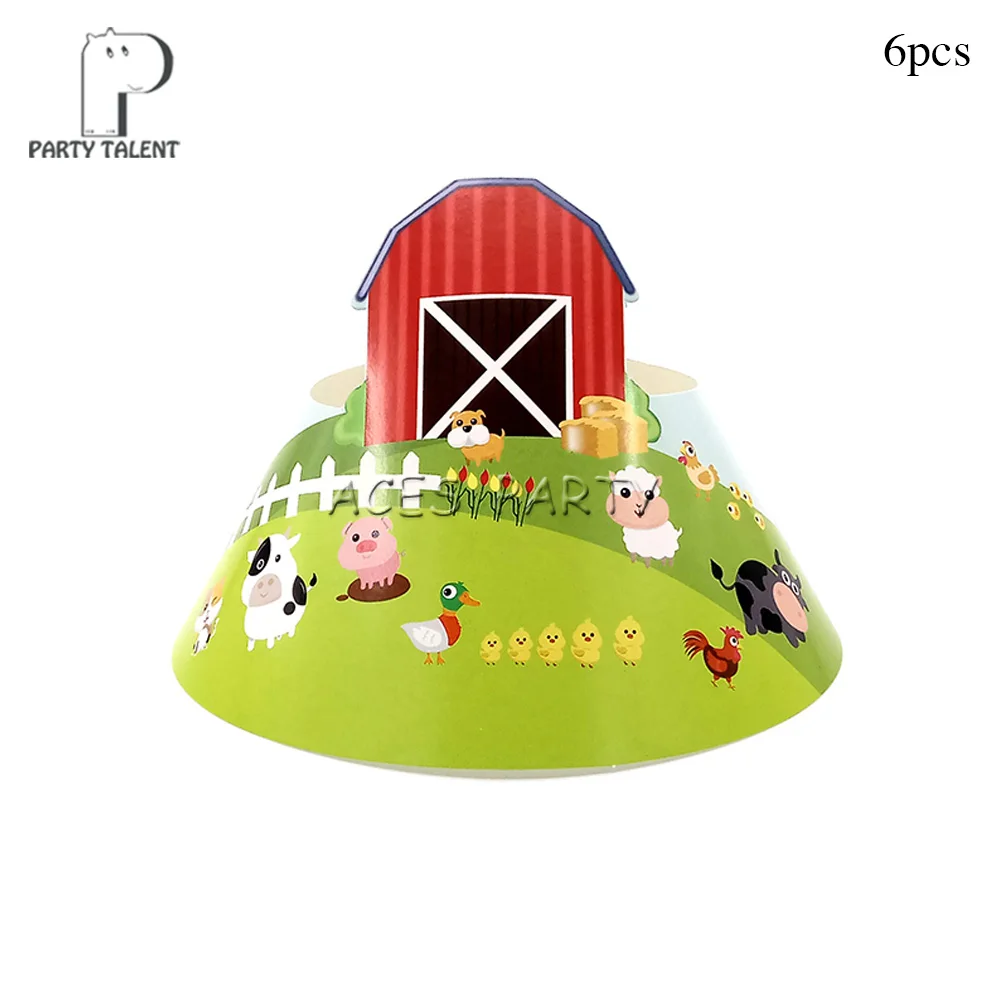 Boys Kids Farm Animal theme table cloth table cover, birthday party Tableware Balloon Candy Box Flag Plate Cup Party Supplies