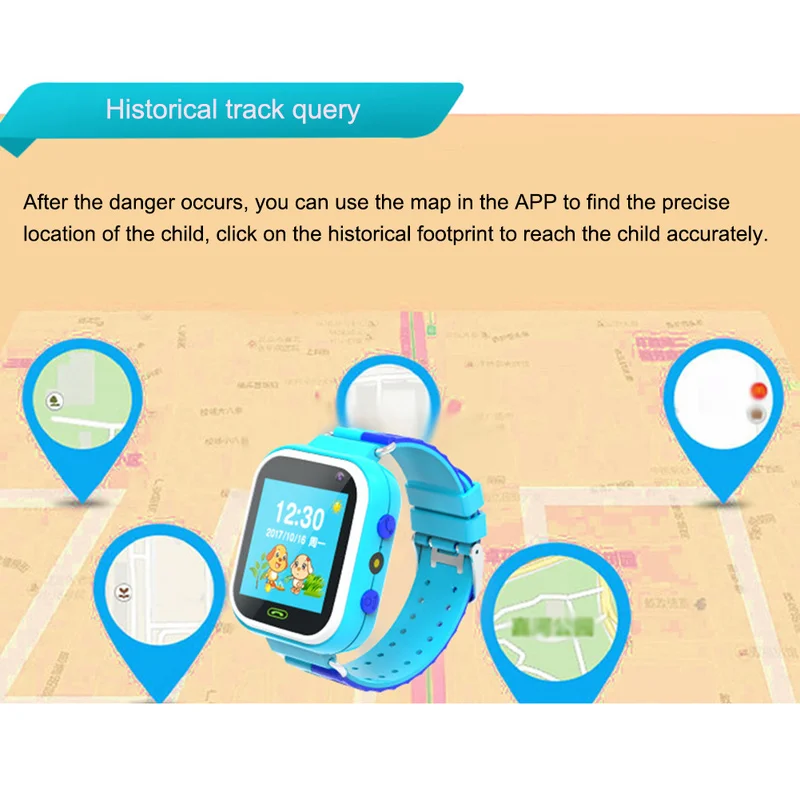 Водонепроницаемые Детские Смарт часы SOS Antil lost умные для малышей 2/3G с sim картой