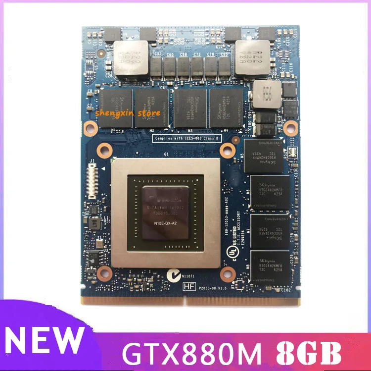 Хит! Видеокарта N15E-GX-A2 GTX880M GTX 880M графическая карта vga JH9PP 0JH9PP для ноутбука DELL Alienware