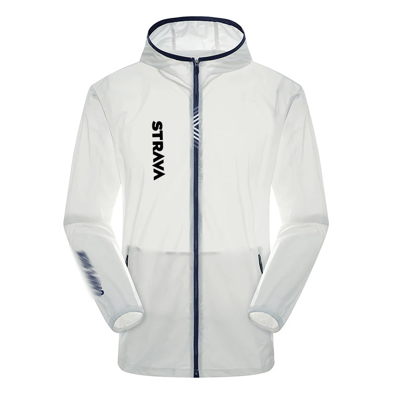 

Ветровка STRAVA мужская с защитой от солнца, повседневная спортивная, быстросохнущая, дышащая, для горного велосипеда