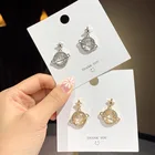 Женские серьги-подвески, с кристаллами, в богемном стиле