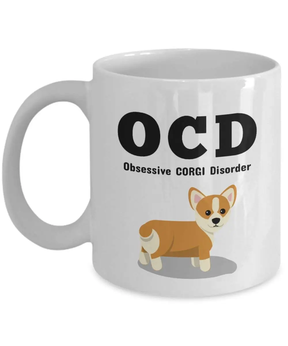 OCD Obsession Corgi Disorder 11 унций забавная кофейная кружка