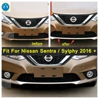 Накладка для переднего бампера автомобиля, для Nissan Sentra  Sylphy 2016 2017 2018