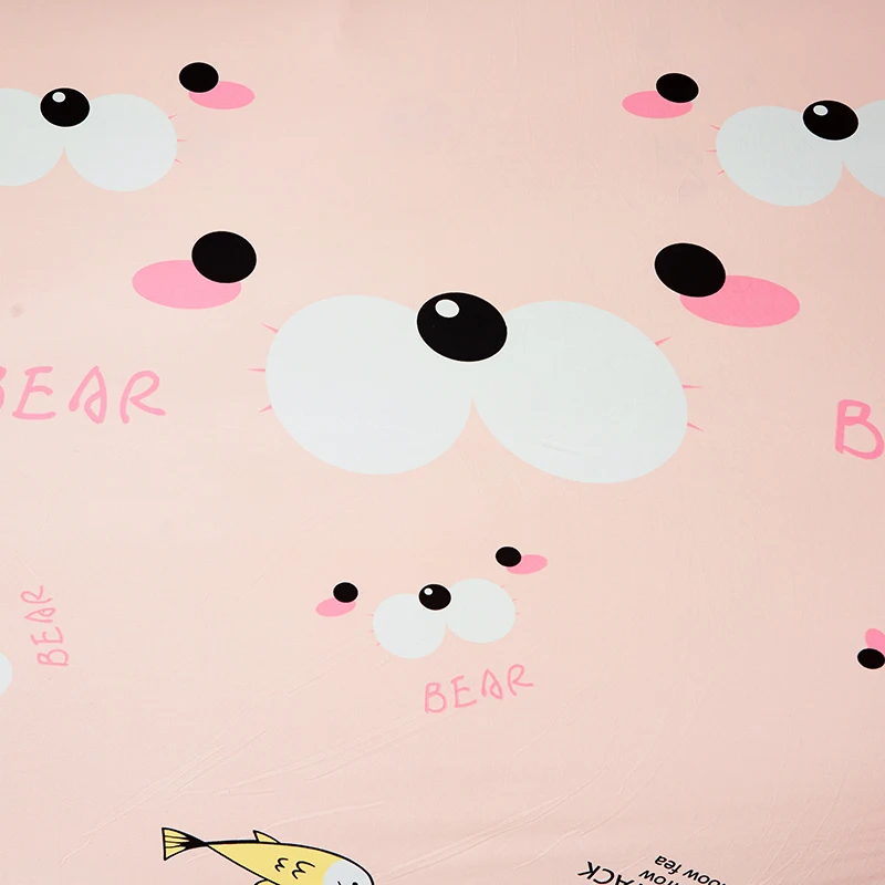 

Cartoon Bear Sofa Cover All-inclusive Sofa Slipcovers Pink Cute Animal Seat Couch Covers Sectional Sofa Cover for Living Room