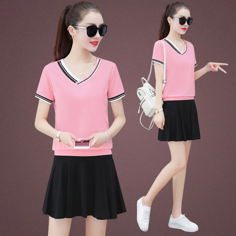 Спортивный и удобный костюм женская летняя одежда Новая Модная стильная