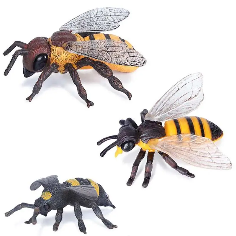 

Children's Simulation Animal Insect Model Static Bee Wasp Wasp Hornet Plastic Trick