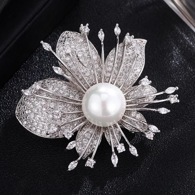 FXLRY романтическое Новое поступление Модный женский белый цвет фианиты ААА