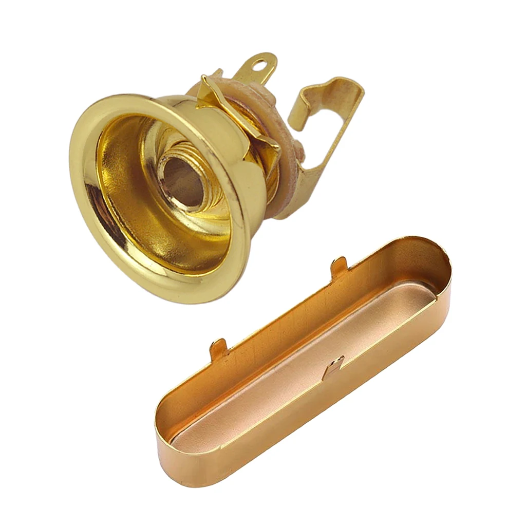 1/4 дюйма моно выход гнездо с крышкой для электрогитары | Спорт и развлечения