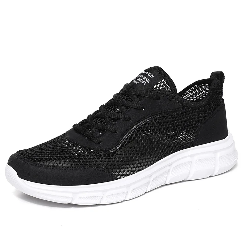 

Male Casual Shoes Men Vulcanized Mesh Shoes Lace up Wear-resistant Vulcanize Men Sneakers tenis masculino