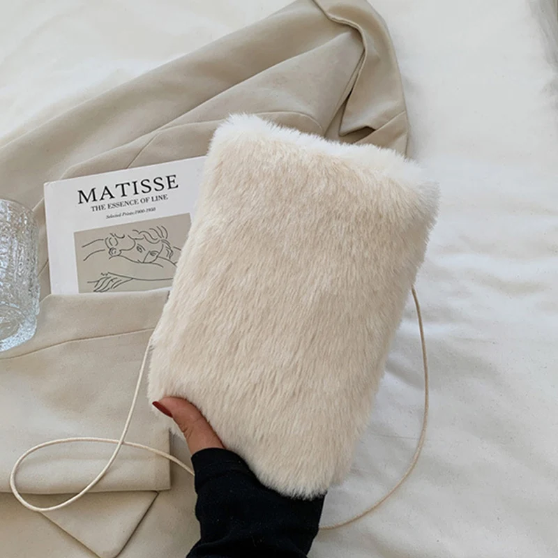 

Модные плюшевые дамские сумки на плечо 2021, женские брендовые сумки через плечо, Роскошные Дизайнерские Сумочки, кошелек для телефона, тренд...