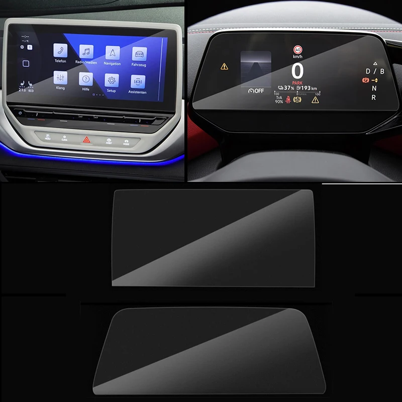 

Car Dashboard Display Film For ID.4 2021-Present GPS Navigation Screen Glass Protective Film (Navigation Screen)