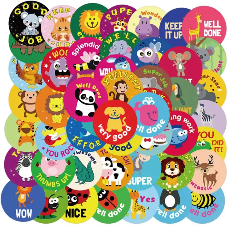 

10/30/50pcs Children's Rewards Graffiti Trolley Popular Decals Stickers Waterproof Skateboard Travel Suitcase Phone Laptop