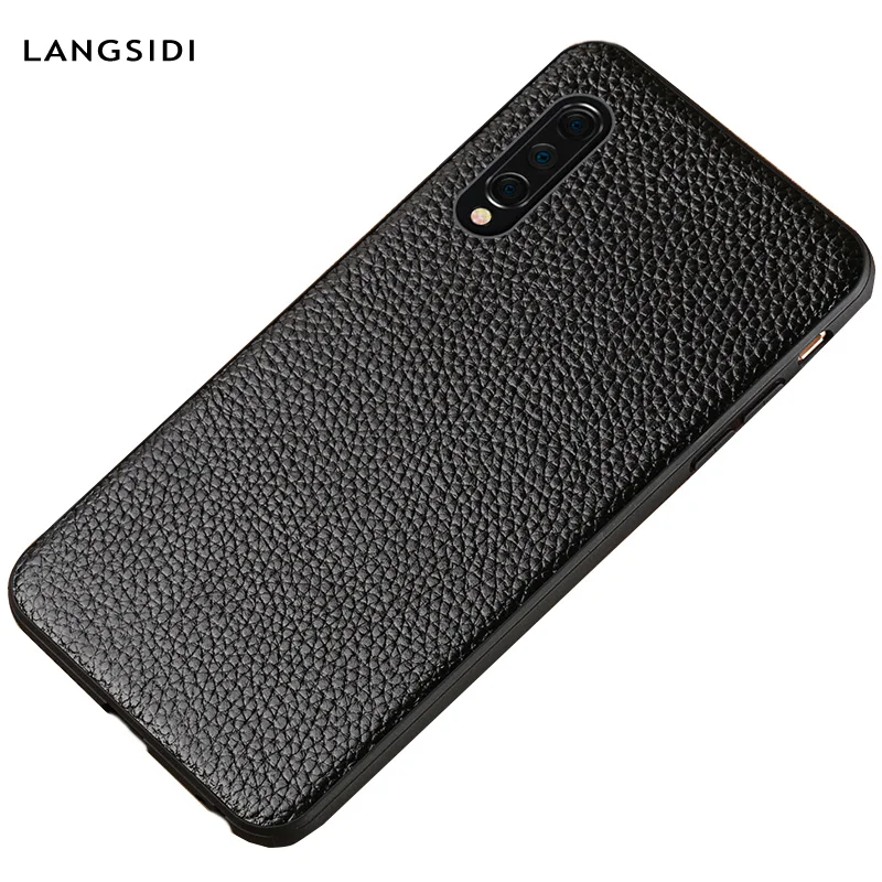 Роскошный кожаный чехол для xiaomi mi 8 lite A2 A1 9T 9 SE противоударный настоящая кожа