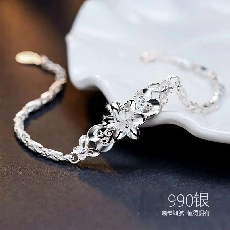 

Butterfly love flower bracelet stock up