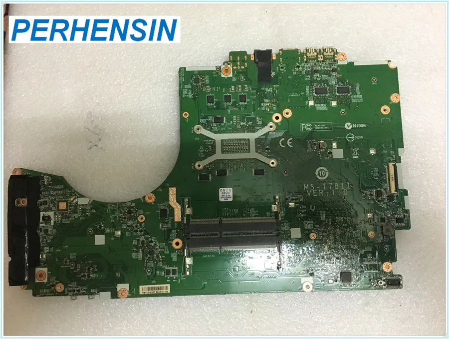 Материнская плата для ноутбука MSI GT72 GE72 с SR1Q8 i7 4720HQ 2 5 ГГц CPU MS-17811 VER 1 0 | Компьютеры и